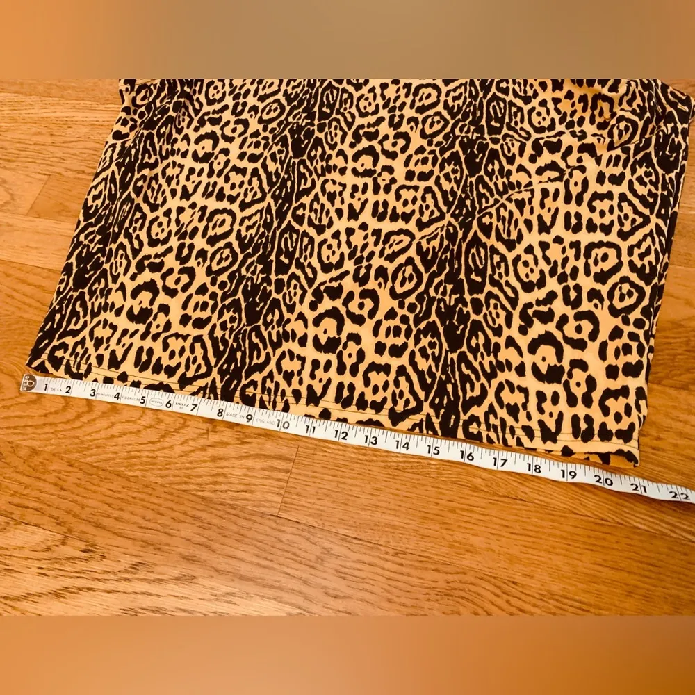 Leopard print shoulder pads muscle tee size L Size L - Image 6