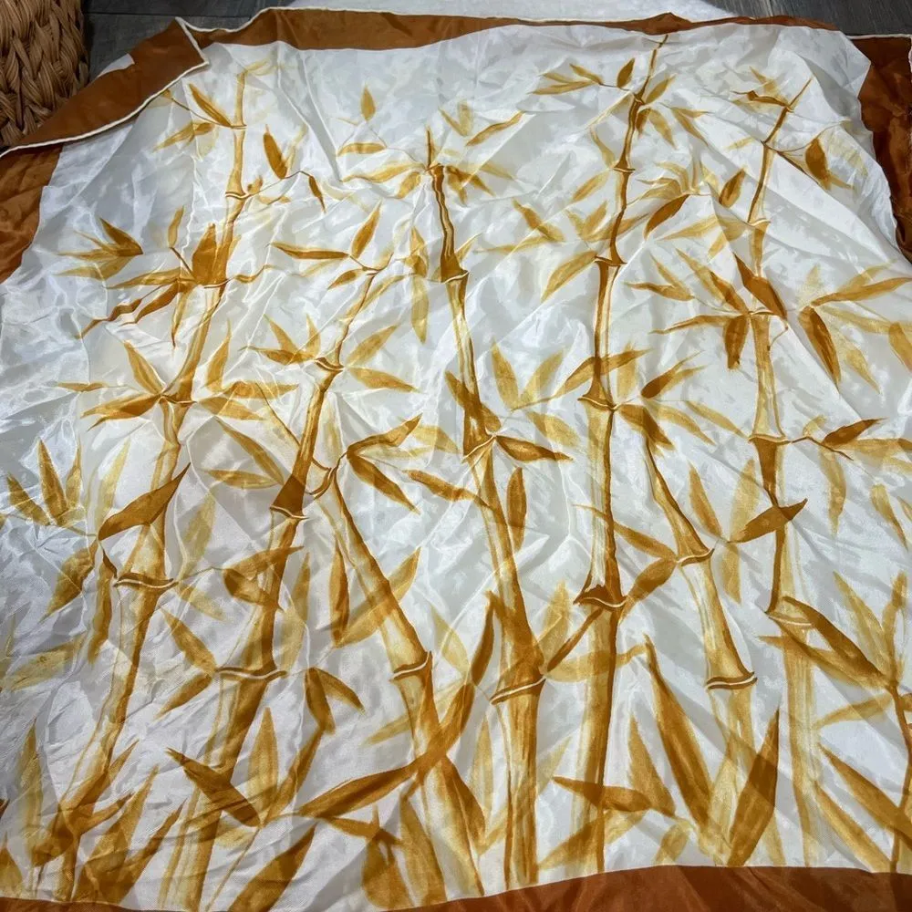 Vintage Bamboo Patterned Scarf - Image 2