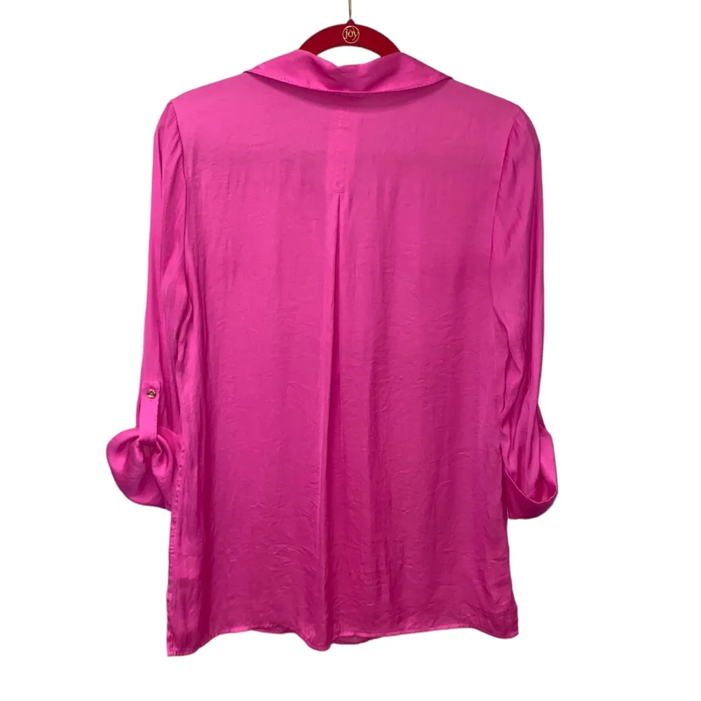 Lilly Pulitzer Everglades Hot Pink Top size small - Image 7