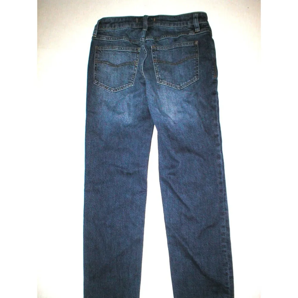 New Womens Free People Jeans 24 X 26 Crop Capri Dark Blue Urban Outfitters - Image 4