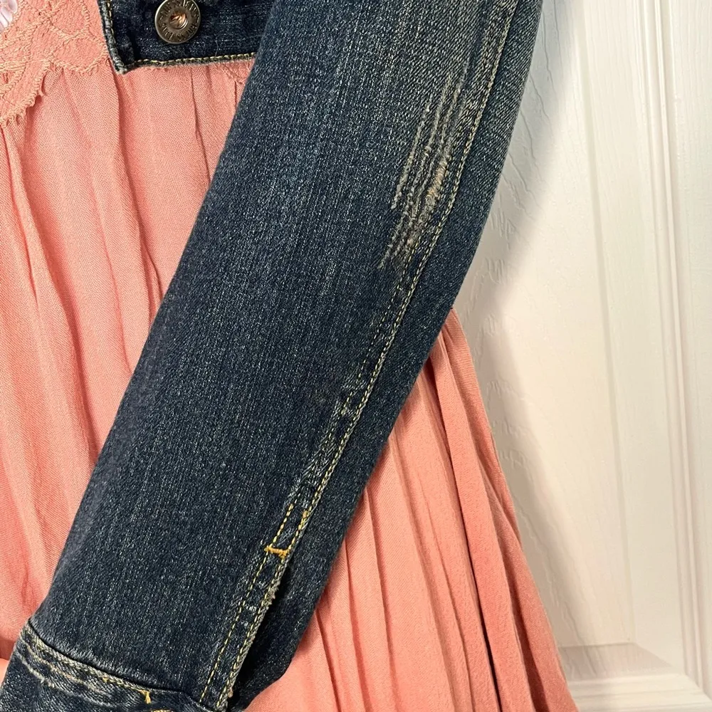 NWOT Guess vintage distressed denim crop jacket - Image 6