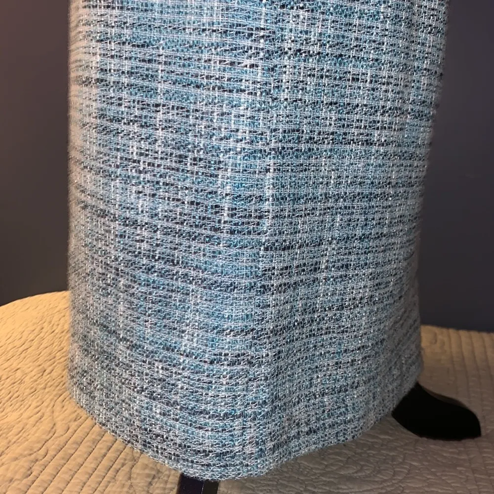 Tribeca Size 6 Tweed Wool Blend Skirt - Image 5