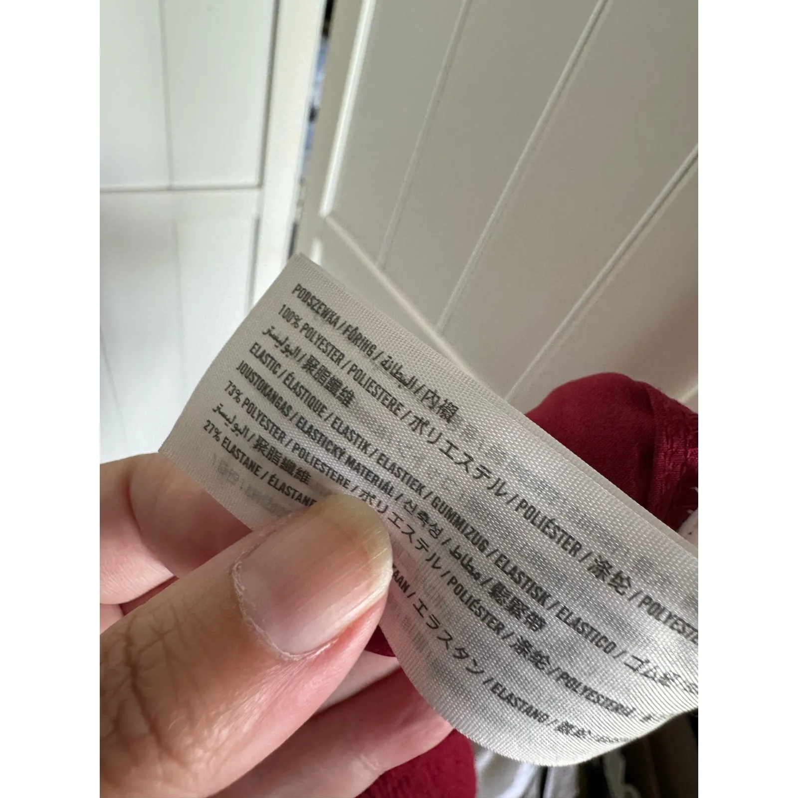 Hollister Womens Romper‎ Sz XS Brick Red Linen Blend Short Strappy - Image 7