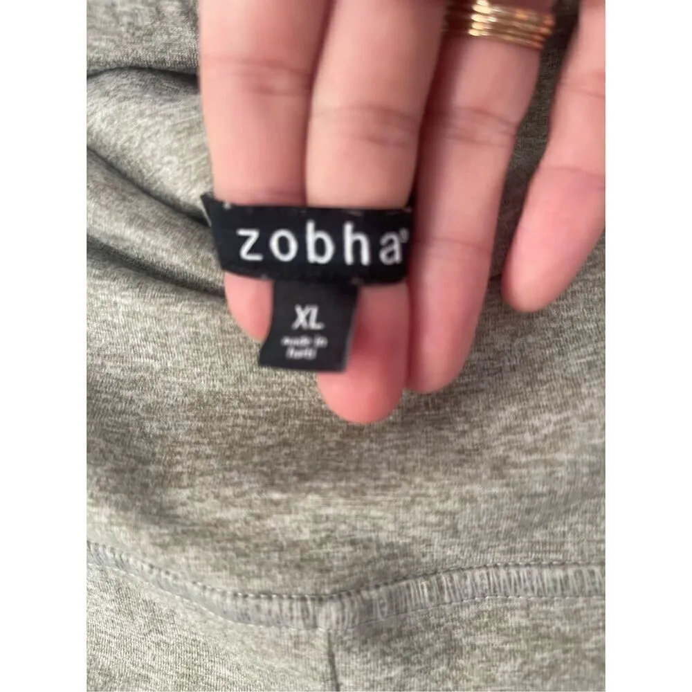 NWOT Zobha Heathered green leggings Size XL - Image 4