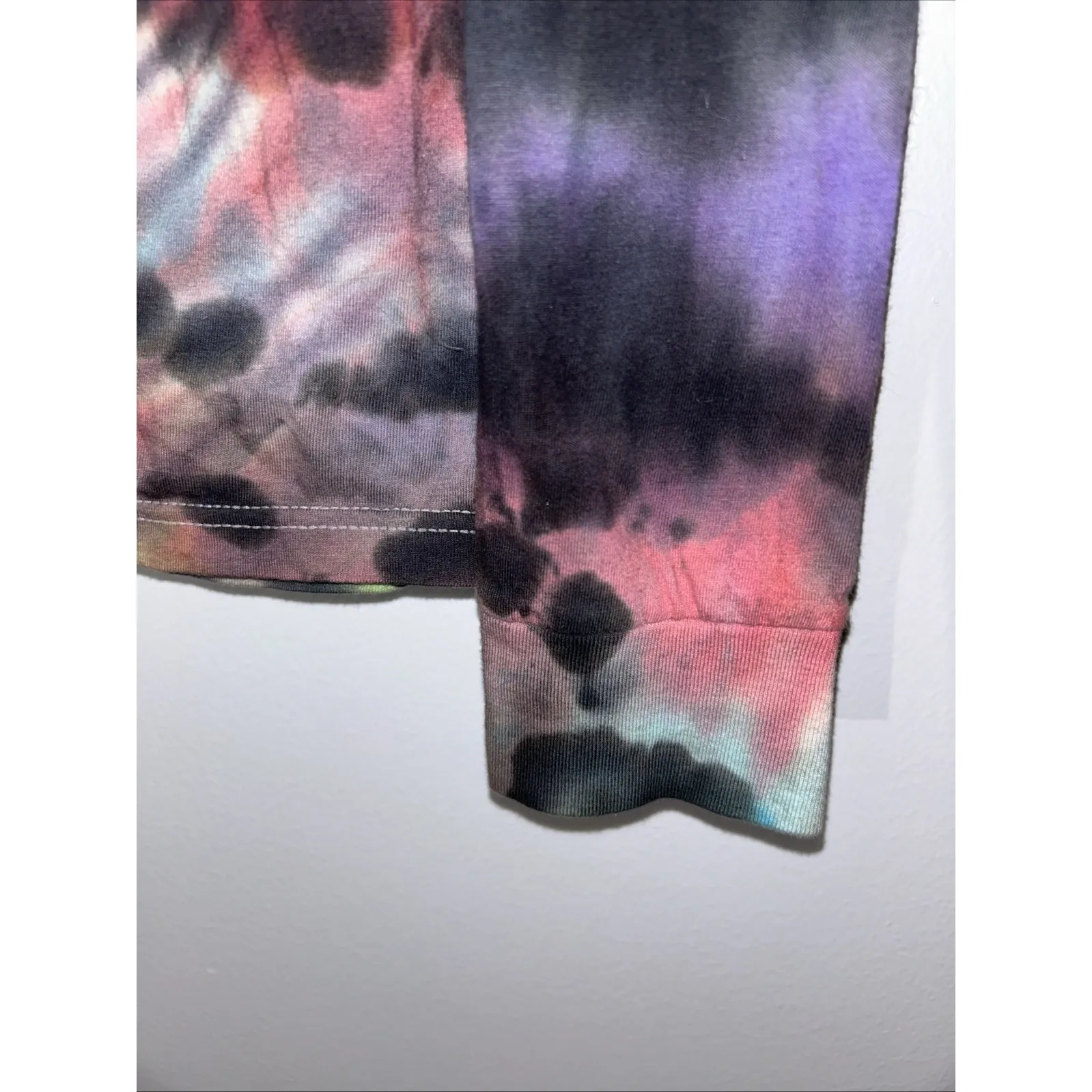 Gilded Intent Tie Dye Long Sleeve Top M  Buckle 100%‎ Cotton New  Y2K Grunge - Image 4