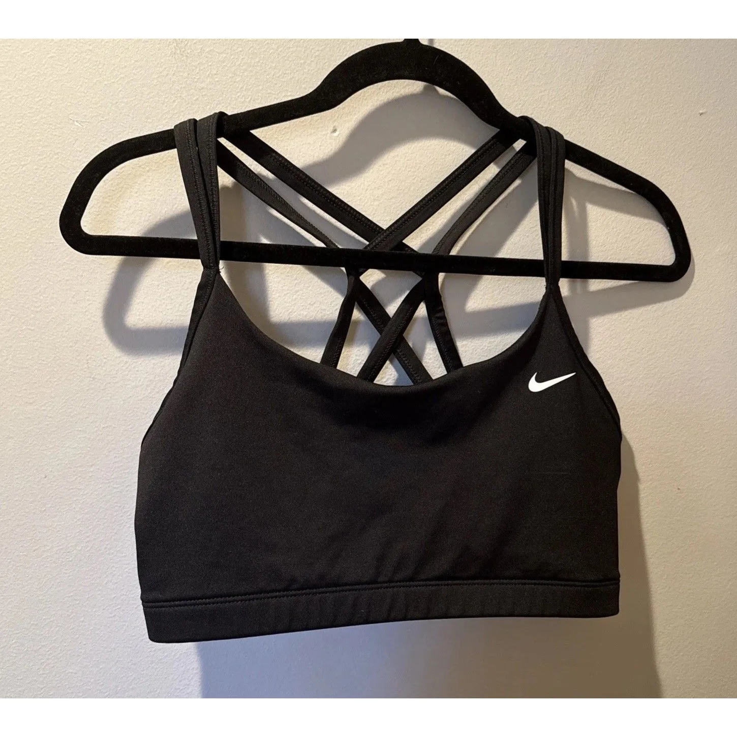 Nike Strappy Dri-FIT Sports Bra in Black [SZ Large ] #P357 - Image 3