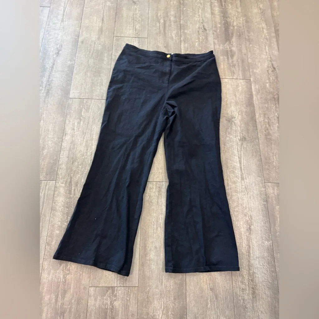 Elegant Black Wide Leg Women's Pants Size undefined - Image 8