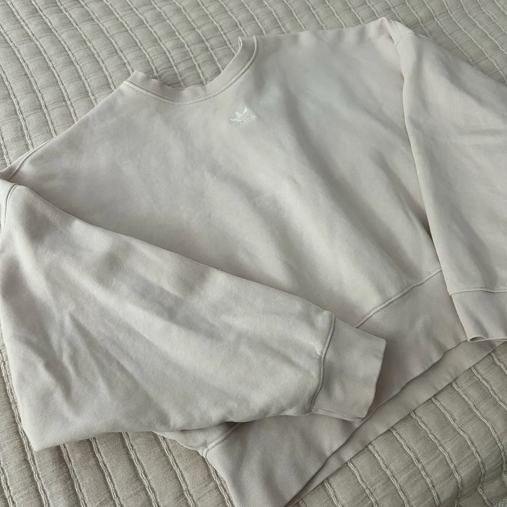 Adidas Women’s Cropped Sweatshirt size M - Image 2