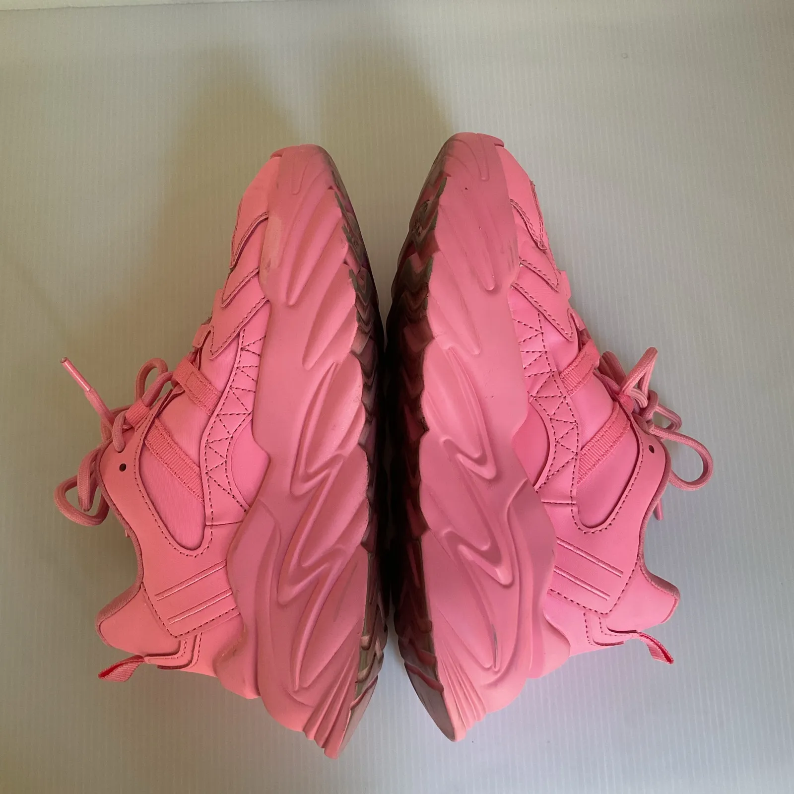 Steve Madden Girl Wave Pink Chunky Platform Sneakers Size 6 Y2K  Festival - Image 8