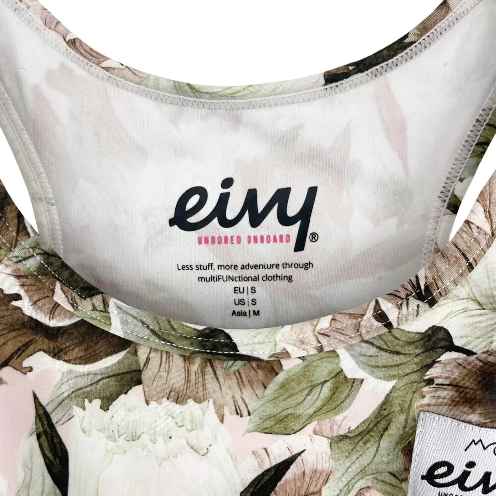 Eivy Rider Sports Bra in Bloom Floral Print High Neck Size Small Pink - Image 5