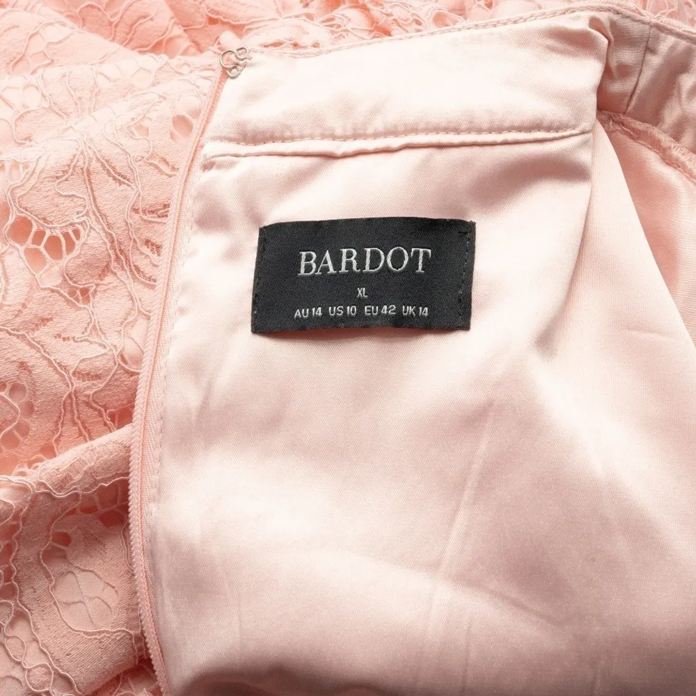 Bardot. Korina Pleated Llong Sleeve Lace Minidress. - Image 9