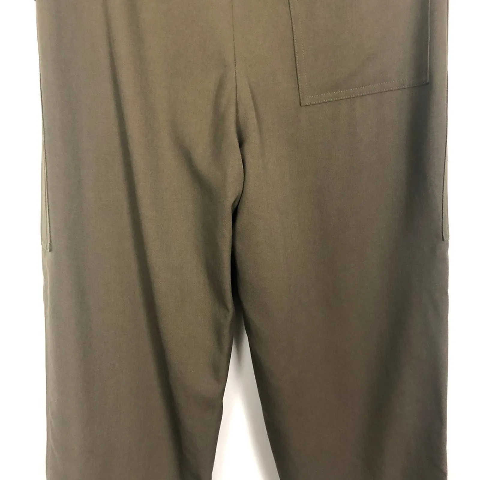 3.1 Phillip Lim 100% Wool Ankle Olive Green Women's Pants 4 - Image 8