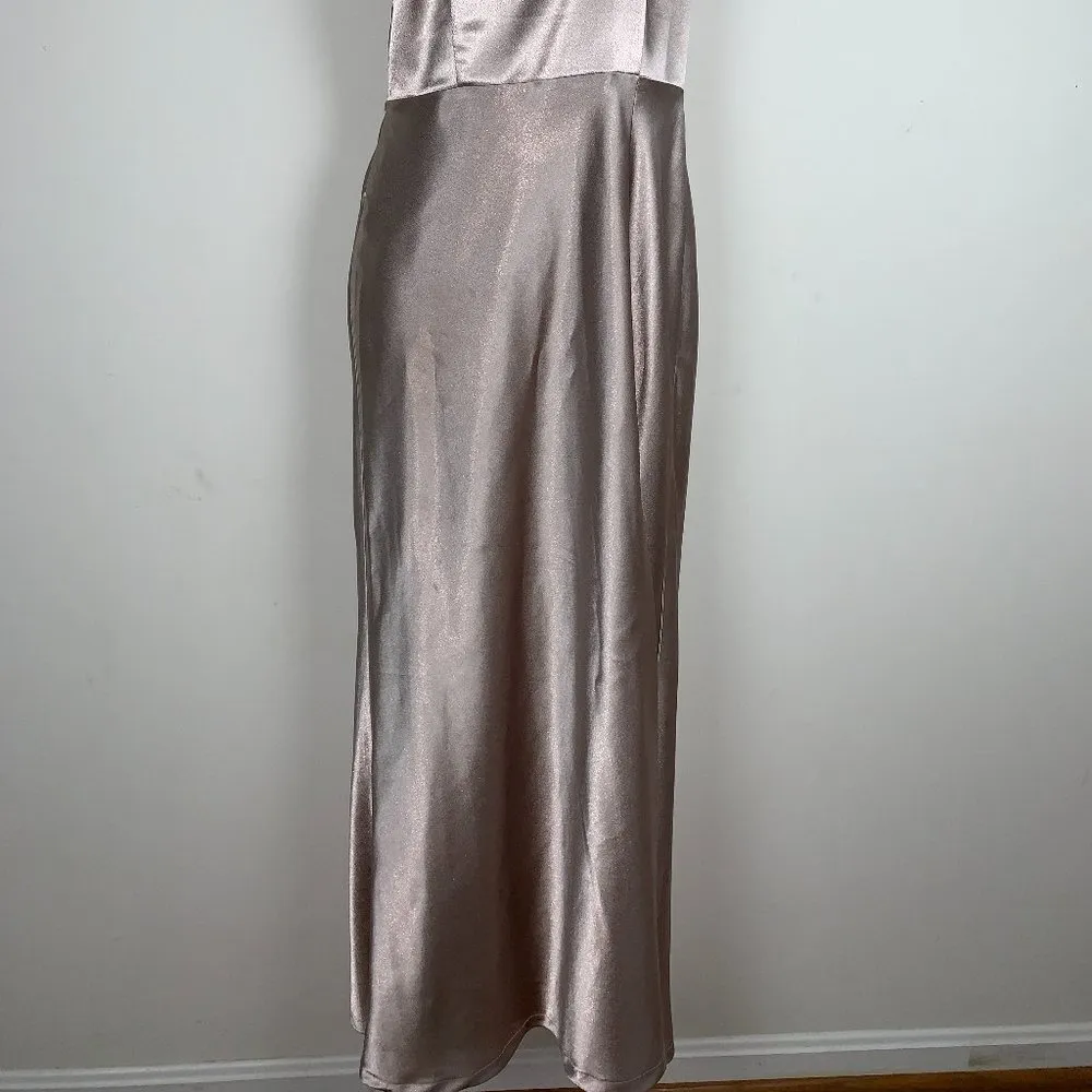 Fashion One Shoulder Long Gown Dress Size S Excellent - Image 2