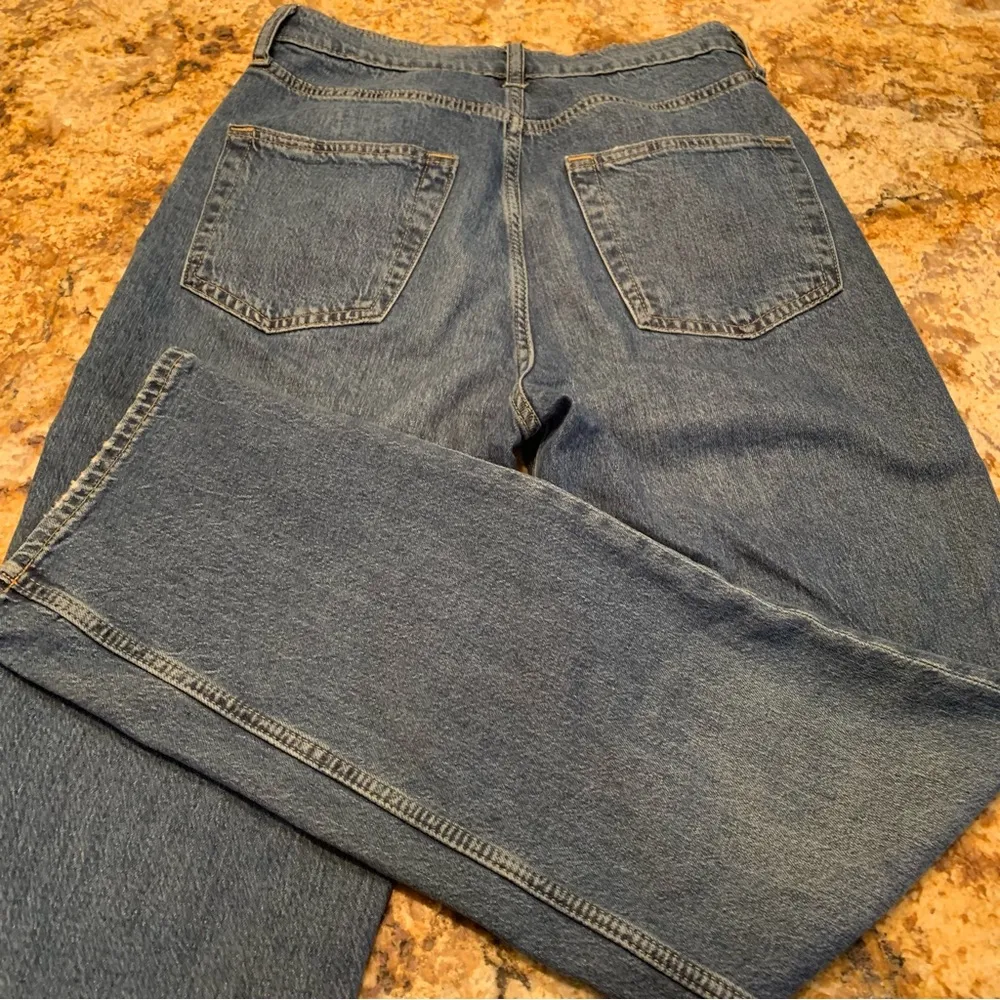 Gap High Rise Barrel Jeans Womens 2 26R Blue Baggy Denim Cotton 90s - Image 5