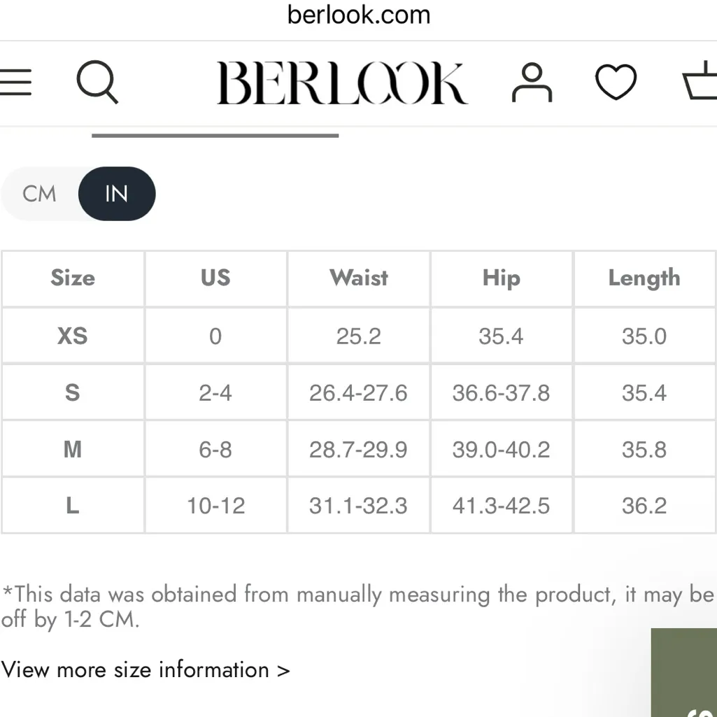 Berlook Activewear Light Green V Cut Leggings 26" Size M - Image 6