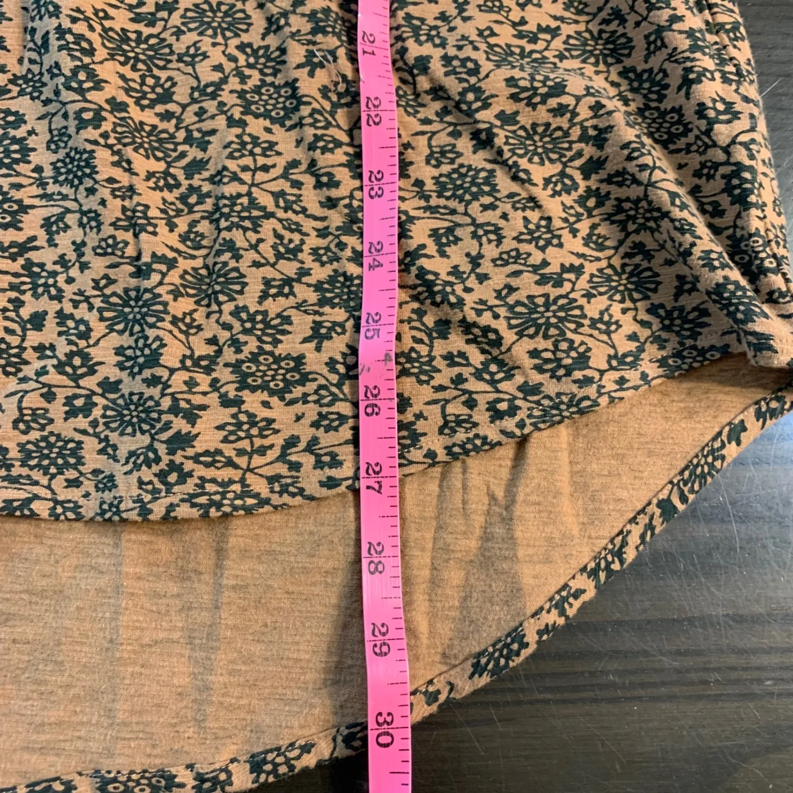 Aventura Women's Brown Floral Print Long Sleeve V - Image 11