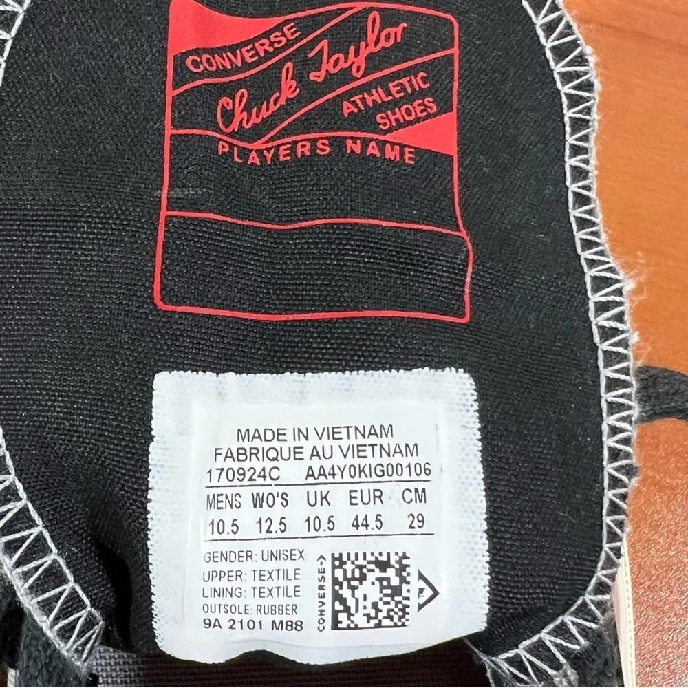 Converse Chuck Taylor 70 Ox Dolphin Gray Unisex Shoe Size 10.5 / 12.5 - Image 8