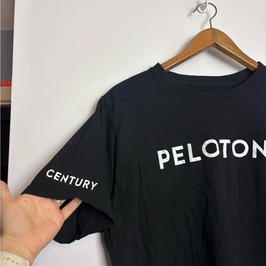 Peloton Logo Bicycle Black Unisex Athletic Workout Short Sleeve T-Shirt - Image 5