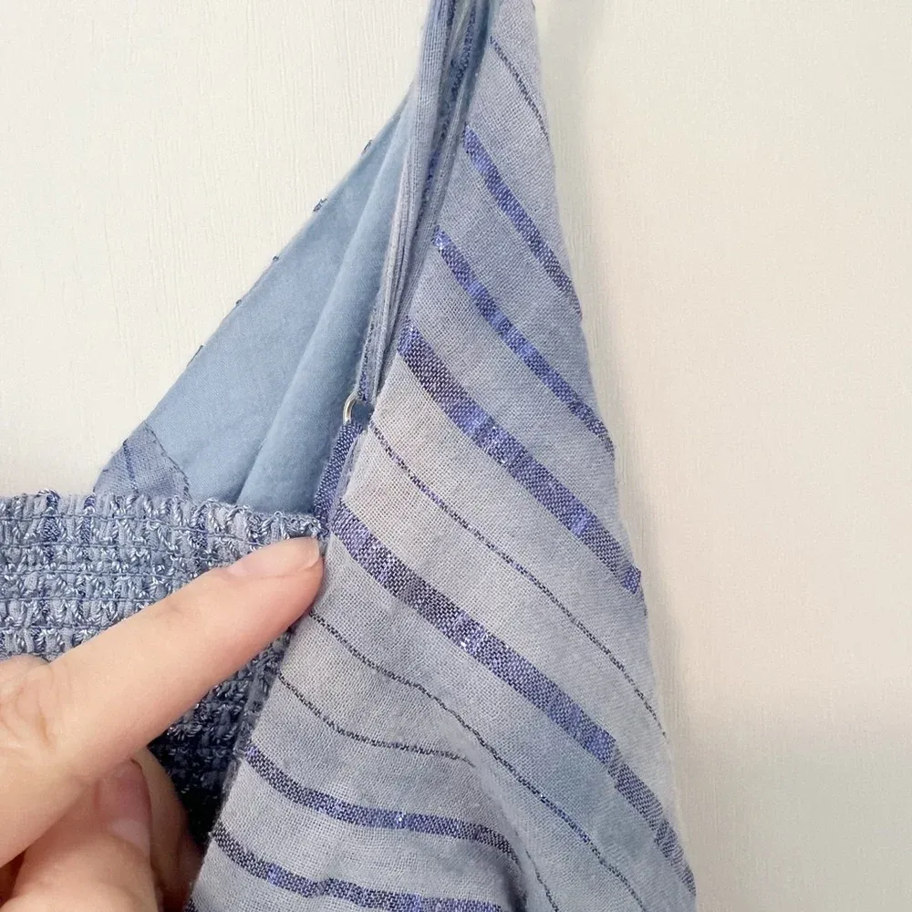 SAYLOR Jameela Midi Dress in Indigo‎ size Large Tiered - Image 6