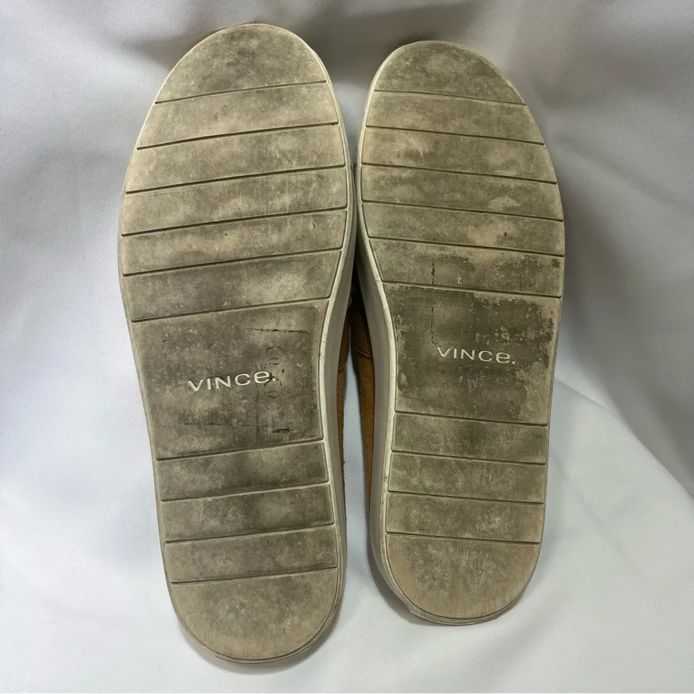 Vince Women’s Cognac Camel Suede Otiena Mules Slides Slip-Ons Clogs Size 6.5 - Image 7