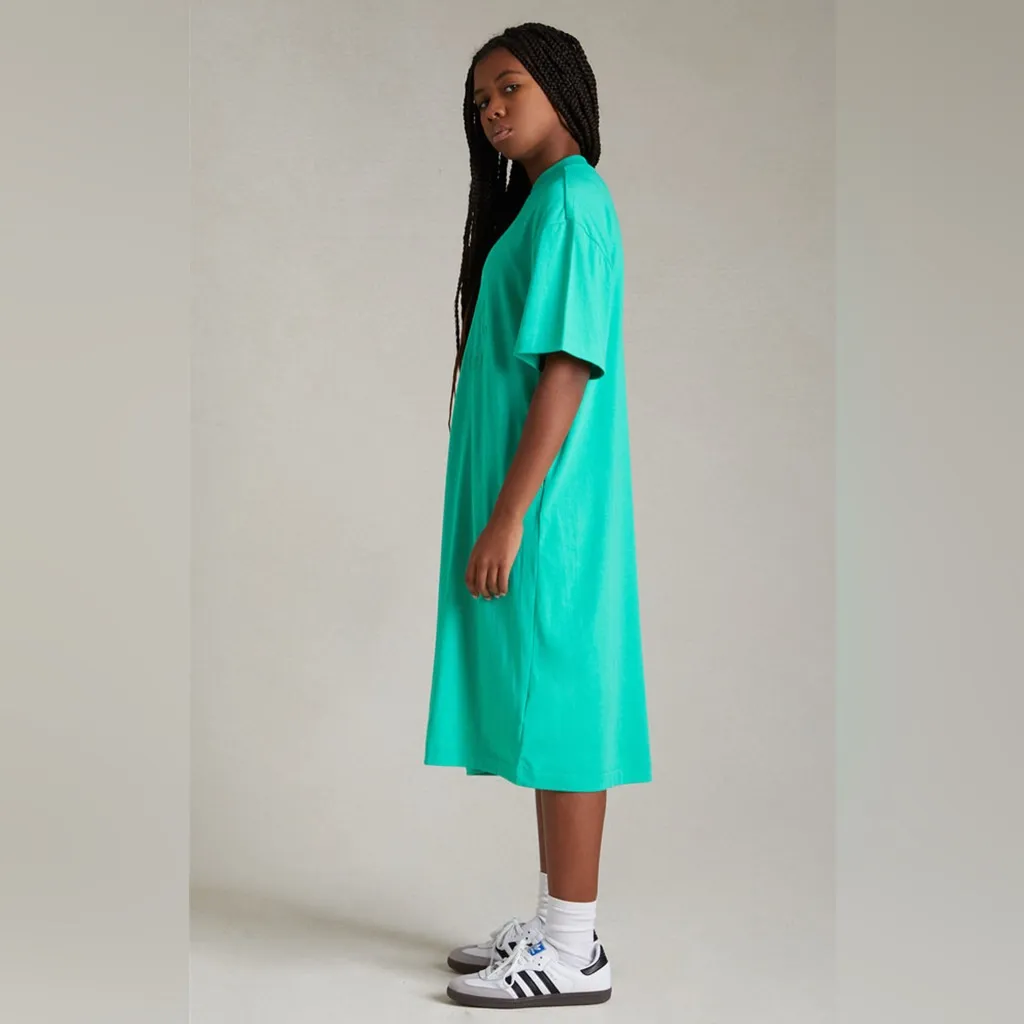 Fear of God Essentials Mint Leaf 3/4 Sleeve T-Shirt Dress - Image 2