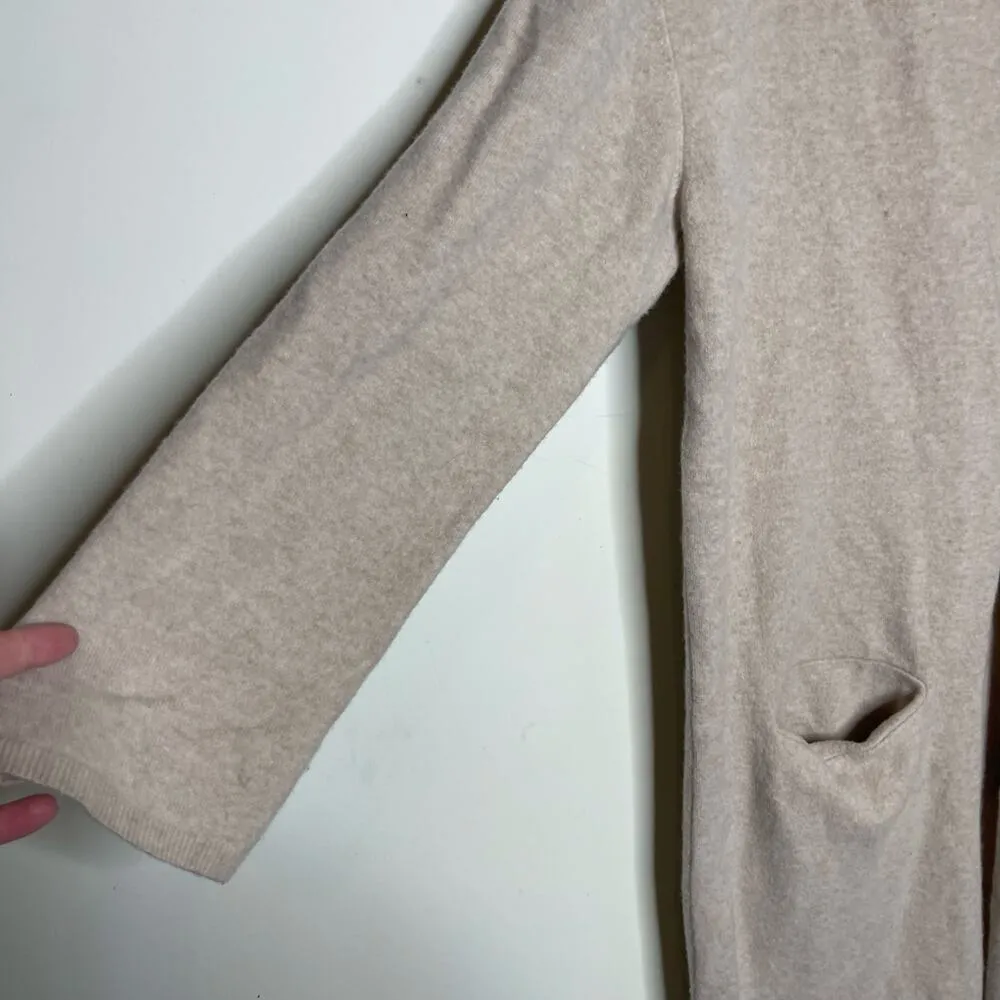 Anine Bing Jasni V-neck cardigan ivory cream long wool One Size - Image 5