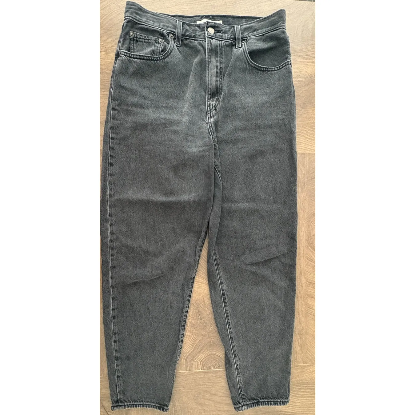 Levi's  Womens High Loose Taper Black Jean Size 30 - Image 3