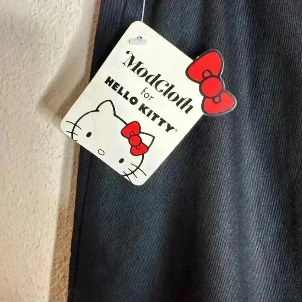 Hello Kitty  & Modcloth Forever My Sweetheart Wide-Leg Pants size 14 - Image 4