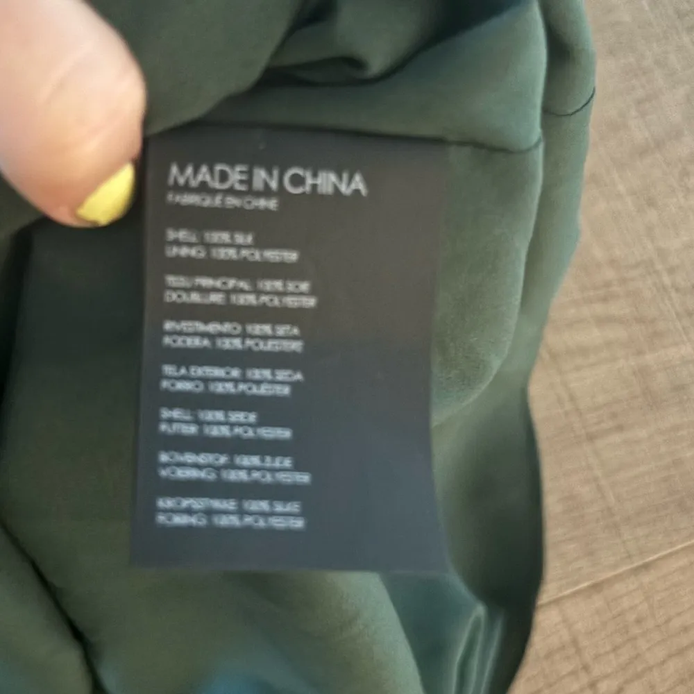 club monaco bizbee emerald green belted tie dress - Image 5