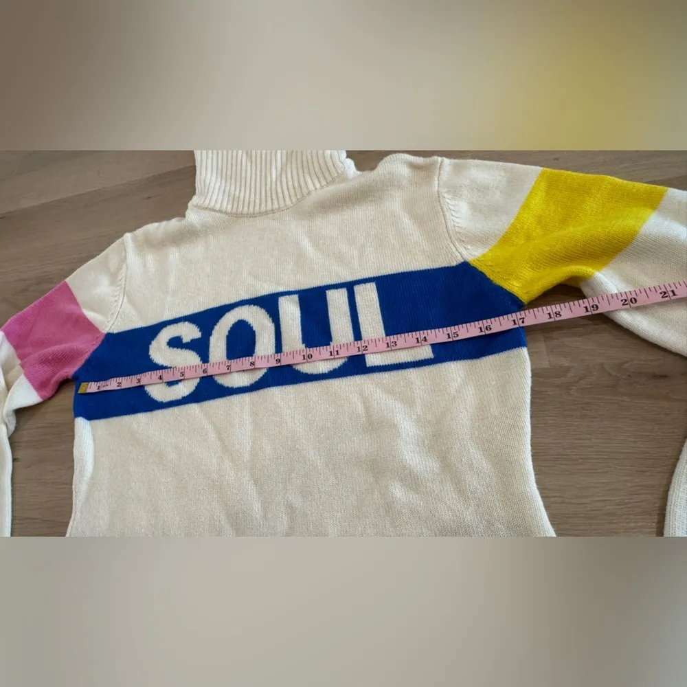 Perfect Moment Soul turtle neck merino wool sweater Blue Size M - Image 6