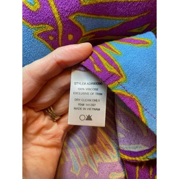 ASTR The Lable Women Large Muumuu‎ Dress Cold Shoulder Tassels Handkerchief Hem - Image 9