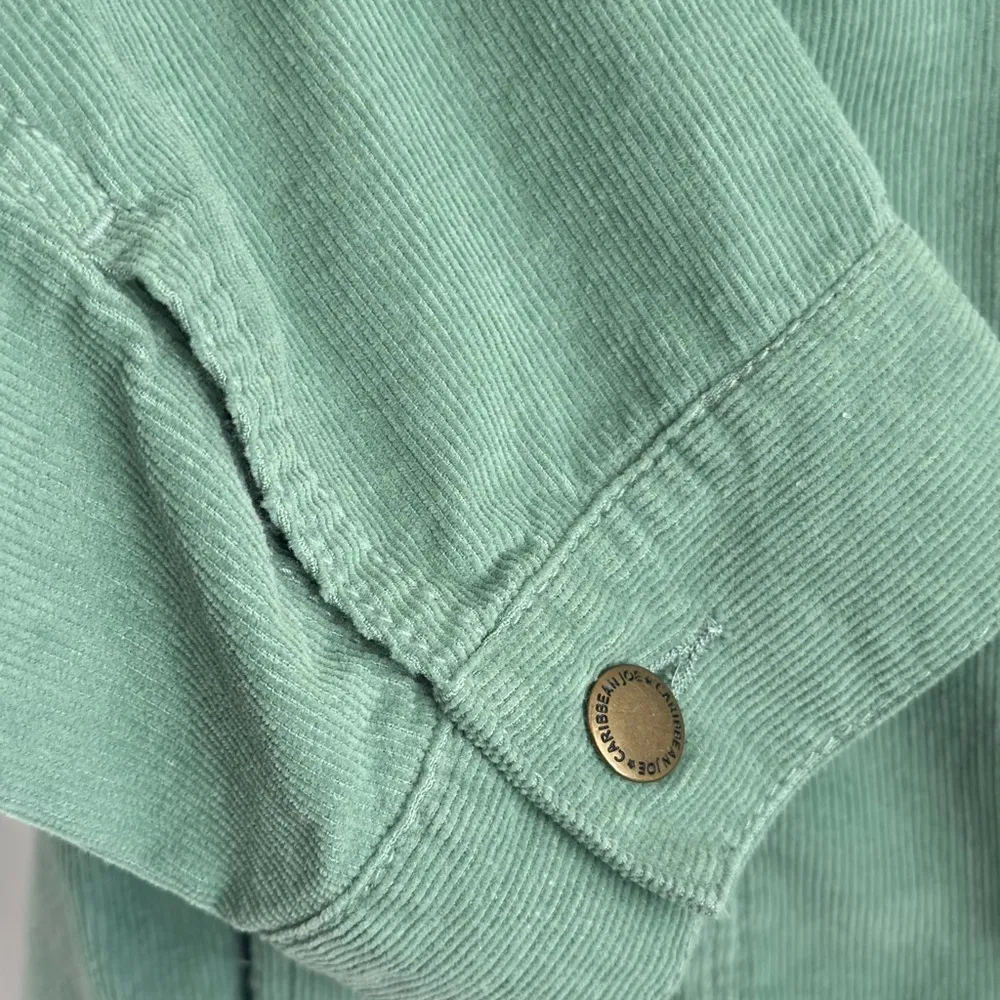 Caribbean Joe Sage Green Corduroy Button-up Women's Jacket (1013) - Image 8