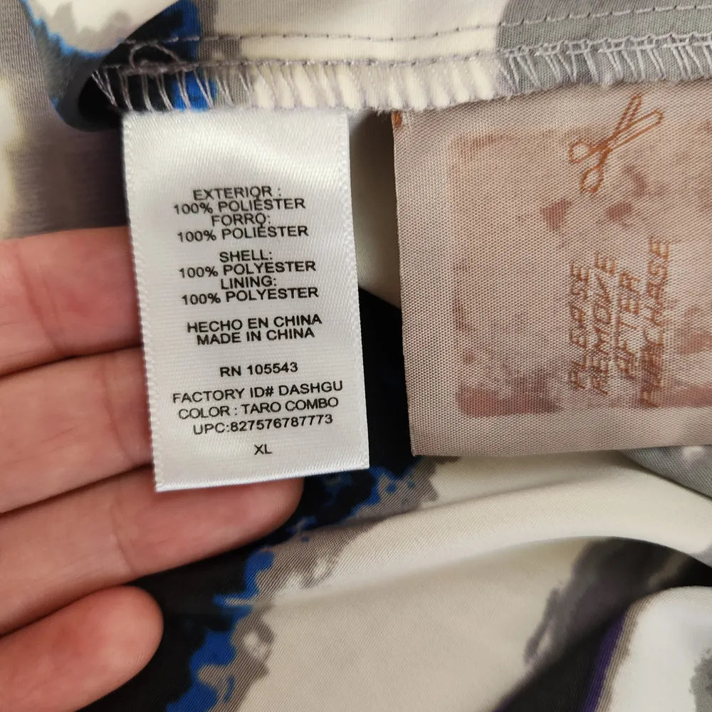 DAISY FUENTES Womens XL Drop Tie Front Elastic Waist Sleeveless Striped Dress - Image 12