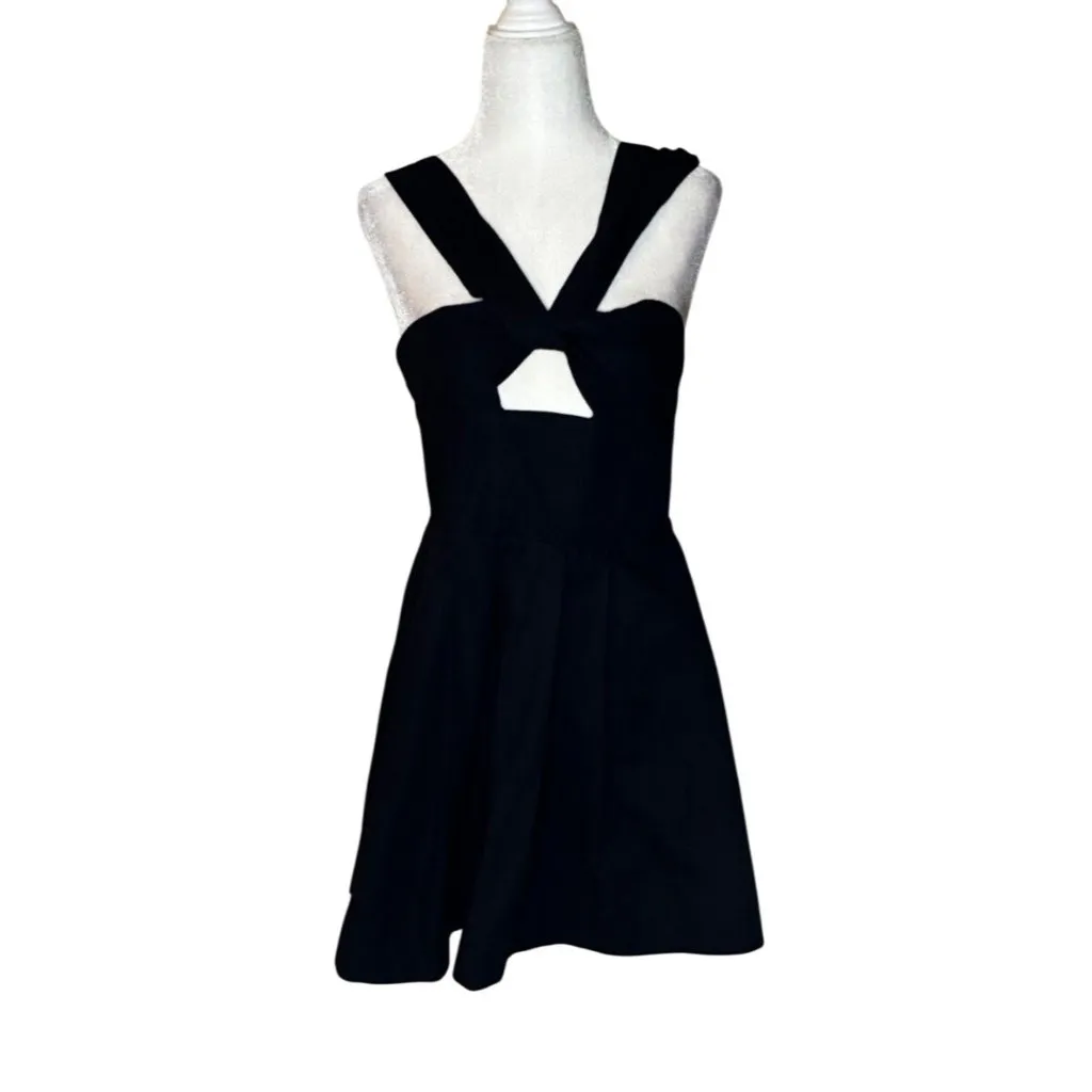 For Love & Lemons Lottie Mini Dress in Black Medium New Womens - Image 4