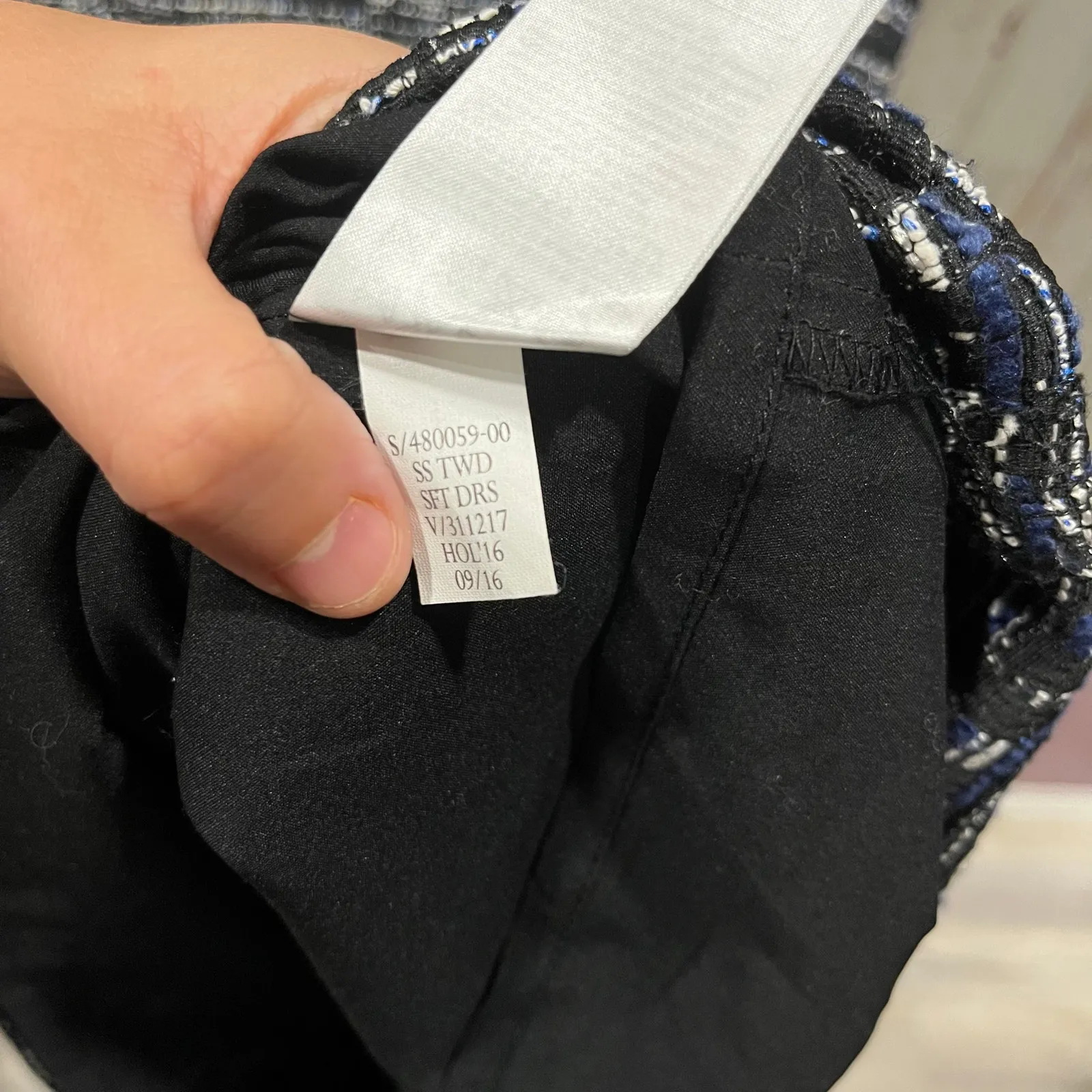 Banana Republic Tweed Short Sleeve Pockets Sheath Dress Business Womens Size 4 - Image 5