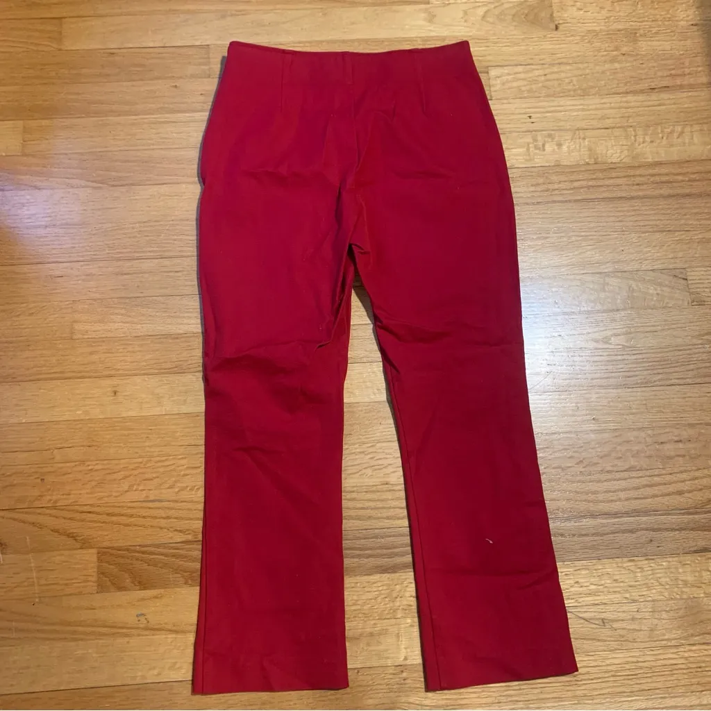 Gap Crop Flare Pants Red Size Women's Size 08 - Image 9