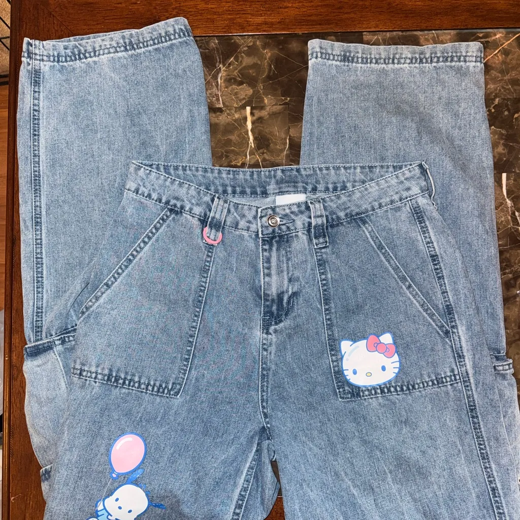 Sanrio Jeans with Sanrio Accents - Image 3
