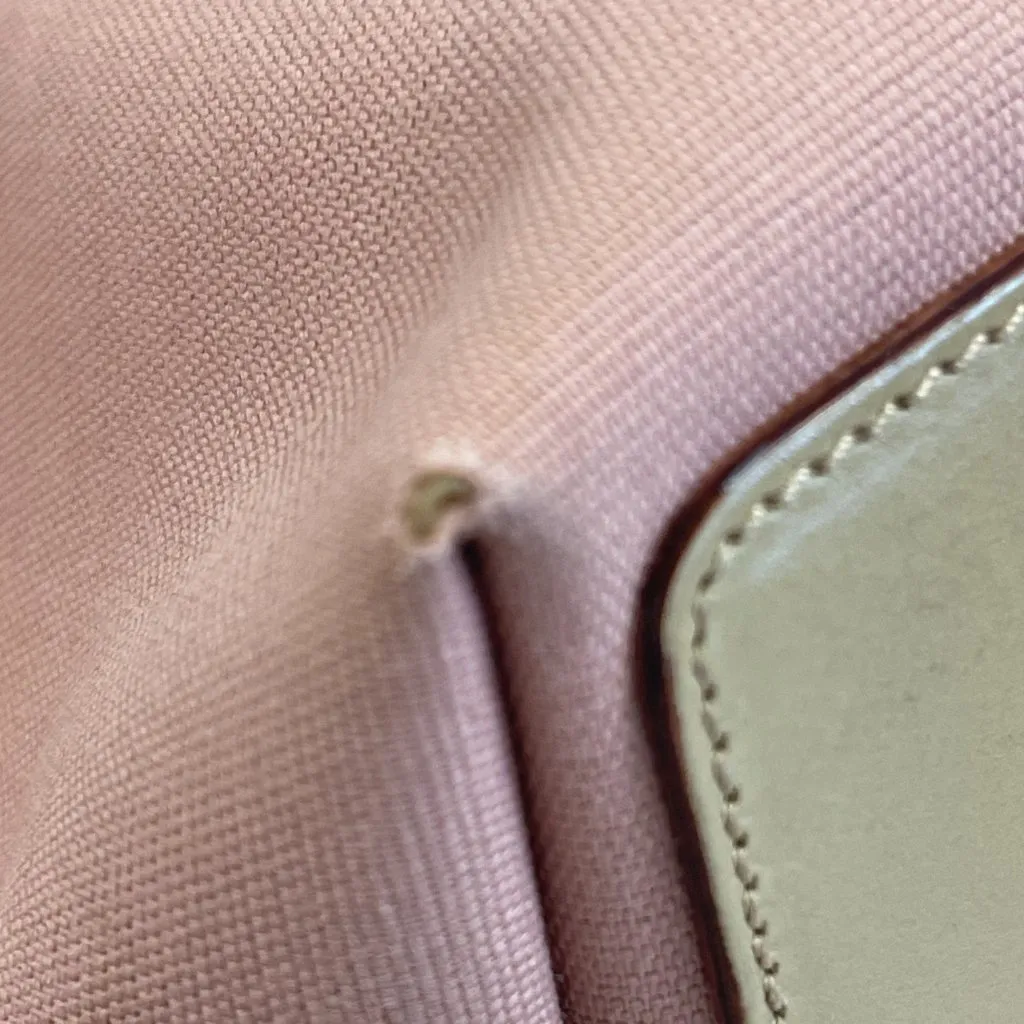 Gucci Vintage Pink Canvas Tote Bag w/ Leather Trim - Preowned - Image 13