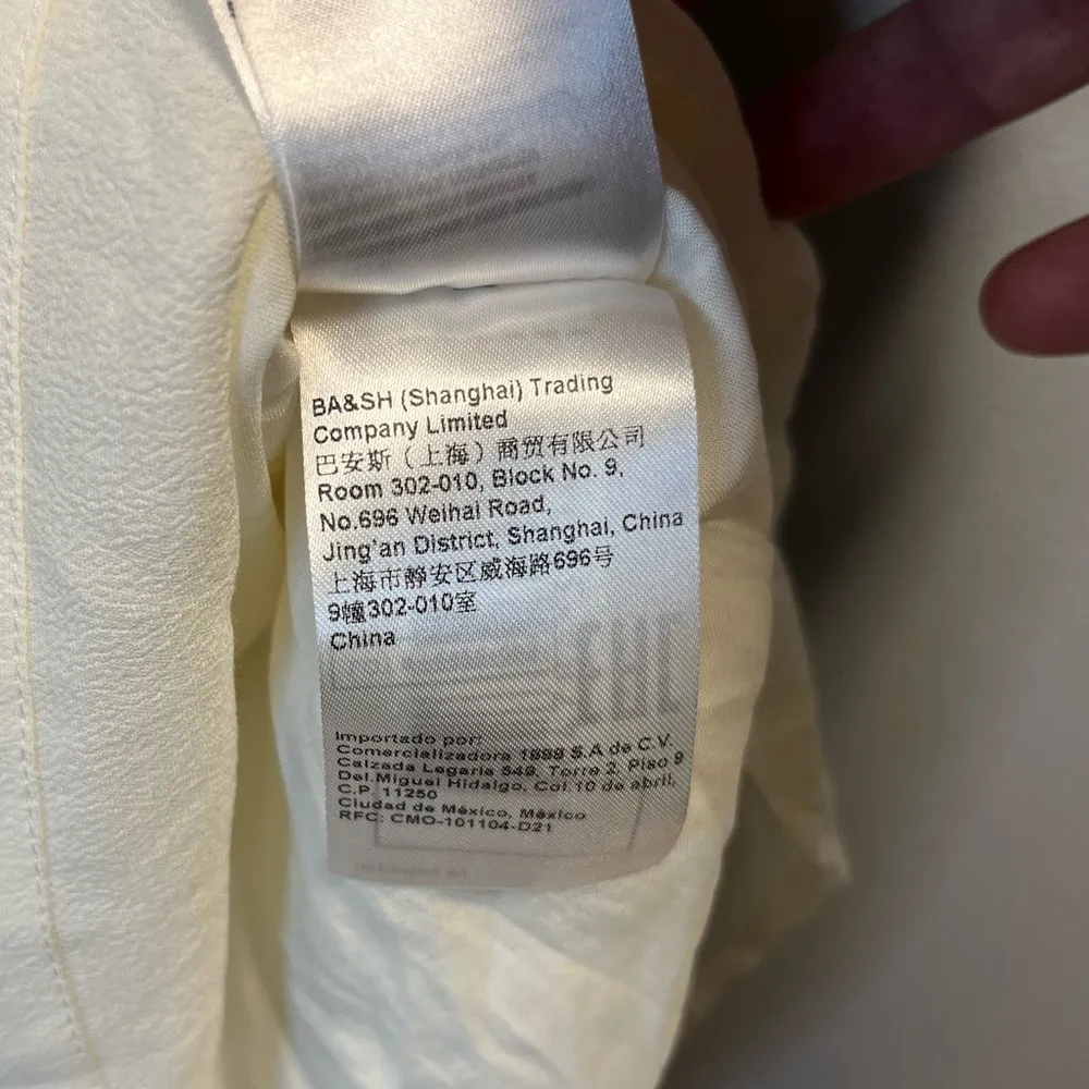 BA&SH Alma Dress Embroidered Mini Dress in Ecru w/ 3/4 Sleeves Sz XS/ US 2 NWT - Image 12