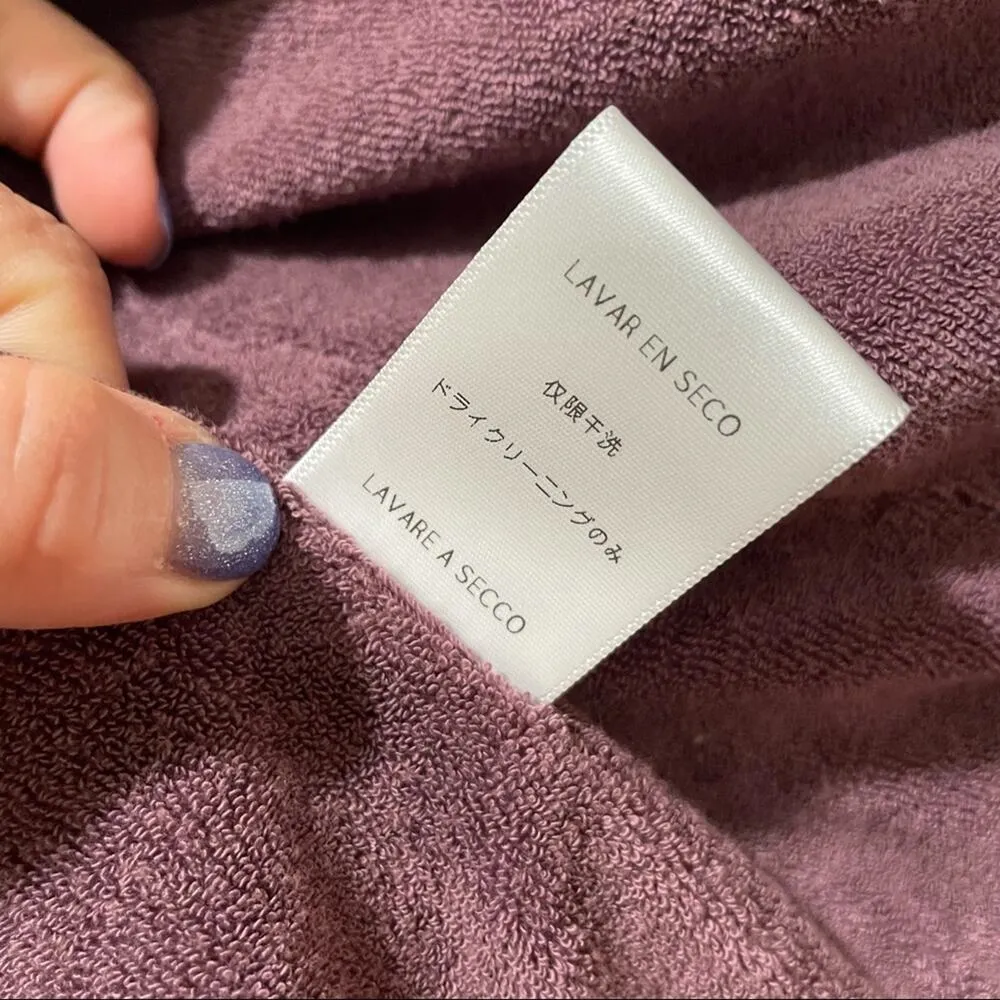 NEW MAISIE WILEN Humanoid Track Jacket Aubergine Purple Shiny Small - Image 9