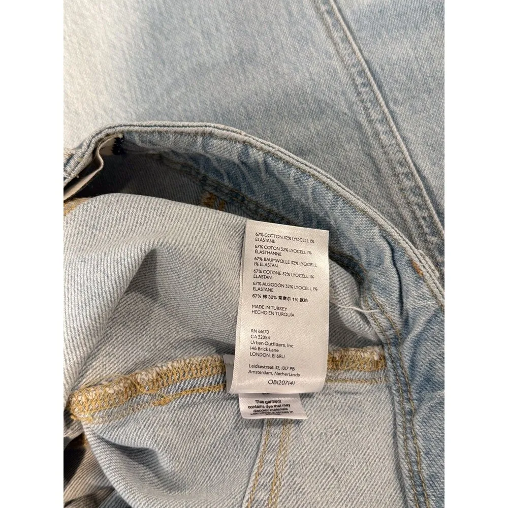 We The Free People Womens Jeans Blue Florence Flare High Rise Stretch Size 32 - Image 11