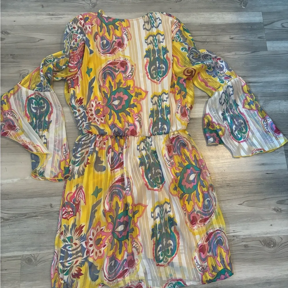 Boston Proper Surpice Paisley Blouston Dress Size XS NWOT - Image 3