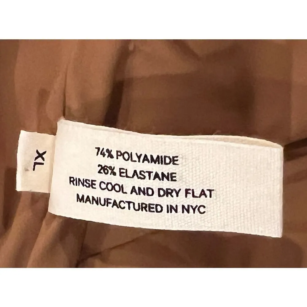 NU SWIM Pecorino Tube Bikini Top Size Extra Large Blue - Image 6