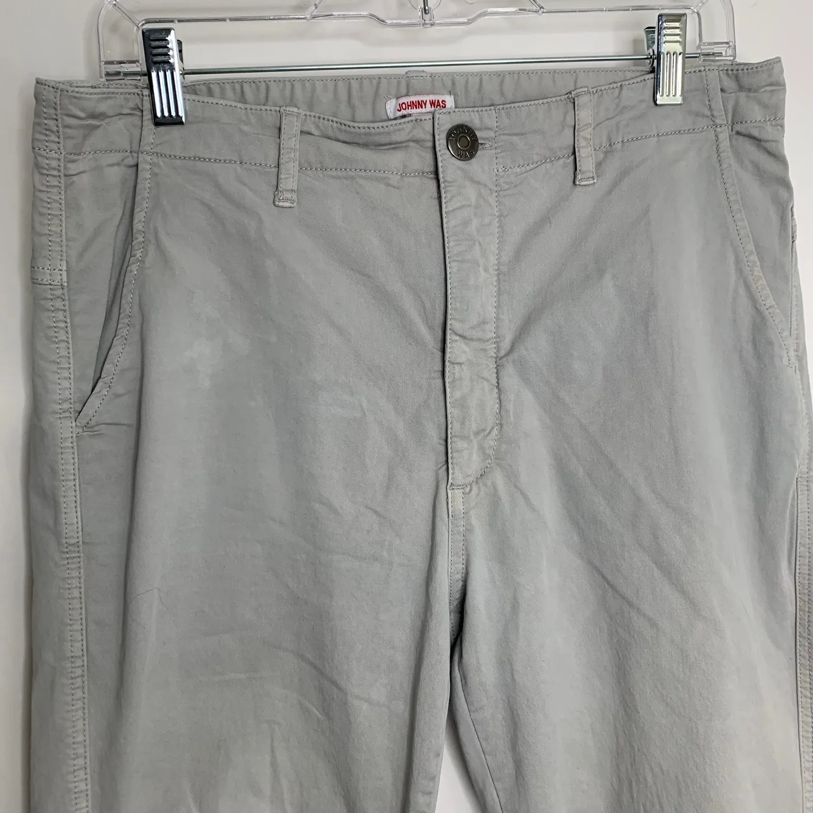Johnny Was Mila High Rise Pant In Vapor Womens Size 12 - Image 10