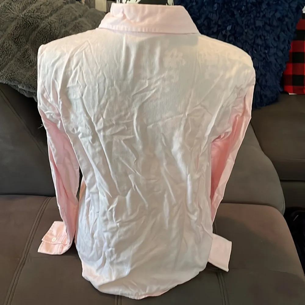 ELLEN TRACY Linda Allard Pink Button Down Shirt Size 4 - Image 5