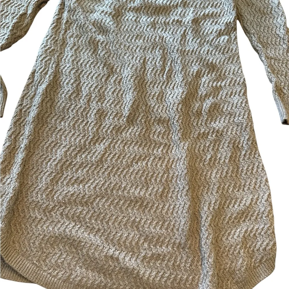 Tan Loft Knit Sweater Dress - Image 4