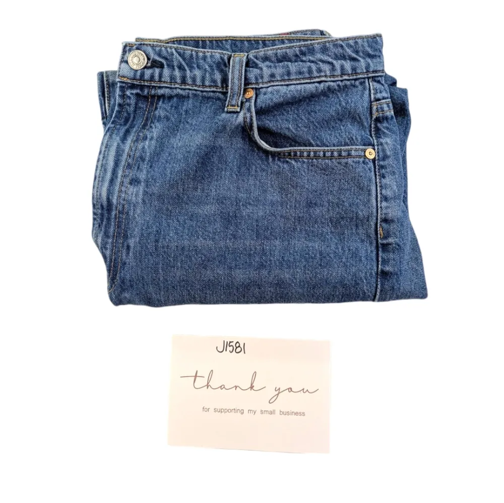 7 For All Mankind Dojo Cropped Vintage GUC Size 34      J1581 - Image 8