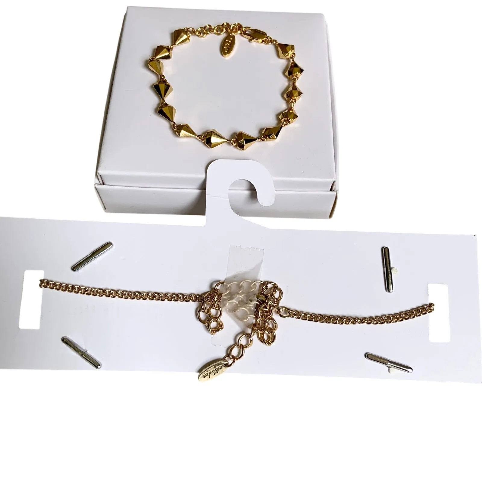 Ettika Choker Necklace and Bracelet REVOLVE NWT NEW Gold Tone - Set of Two - Image 5