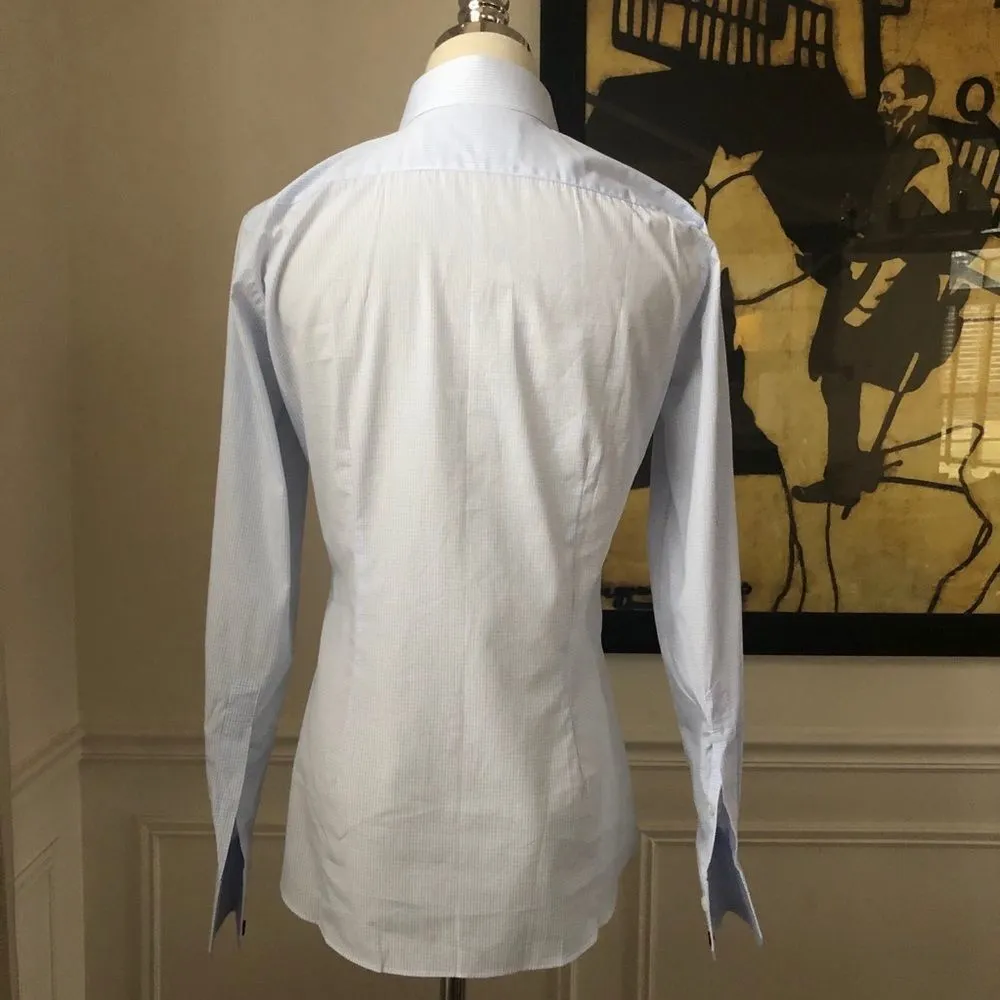 NWOT Emily Meyer Bespoke Button Up Dress Shirt XS White - Image 8