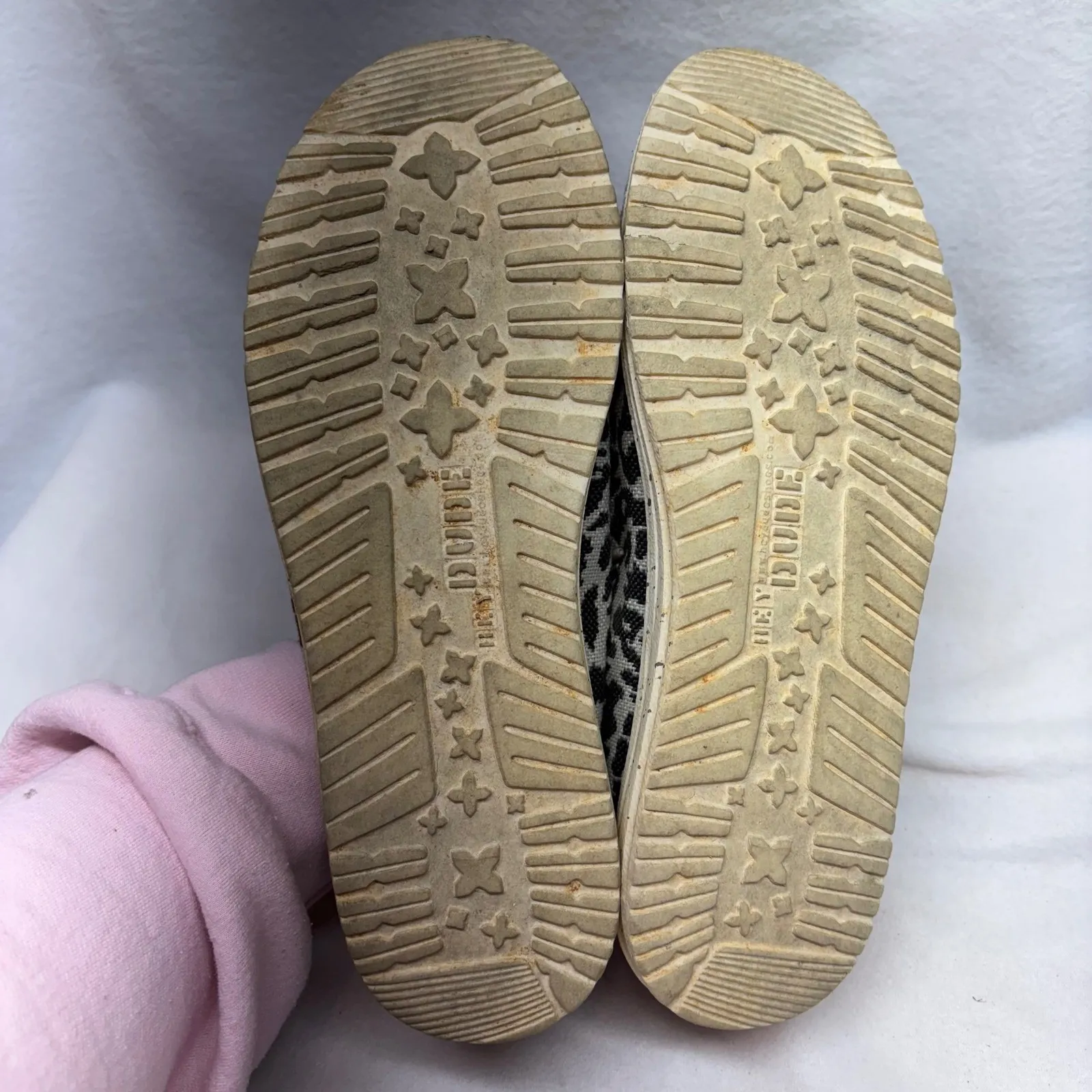 Hey Dude‎ Wendy Woven Cheetah Grey Loafer Shoes Women's US Size 11 EU 42 - Image 6